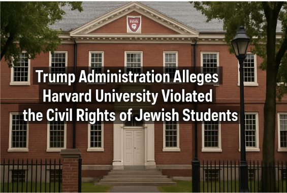Trump Administration Alleges Harvard University Violated the Civil Rights of Jewish Students